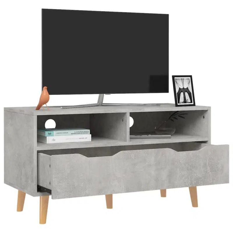 Sleek TV Table - MDF - Grey by Alhome - ALHOME