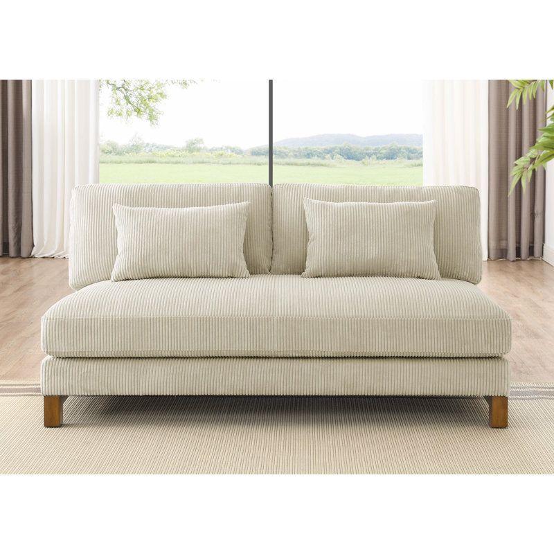 Modern Velvet 2 Seater Sofa - 200x85x85 cm - By Alhome - ALHOME