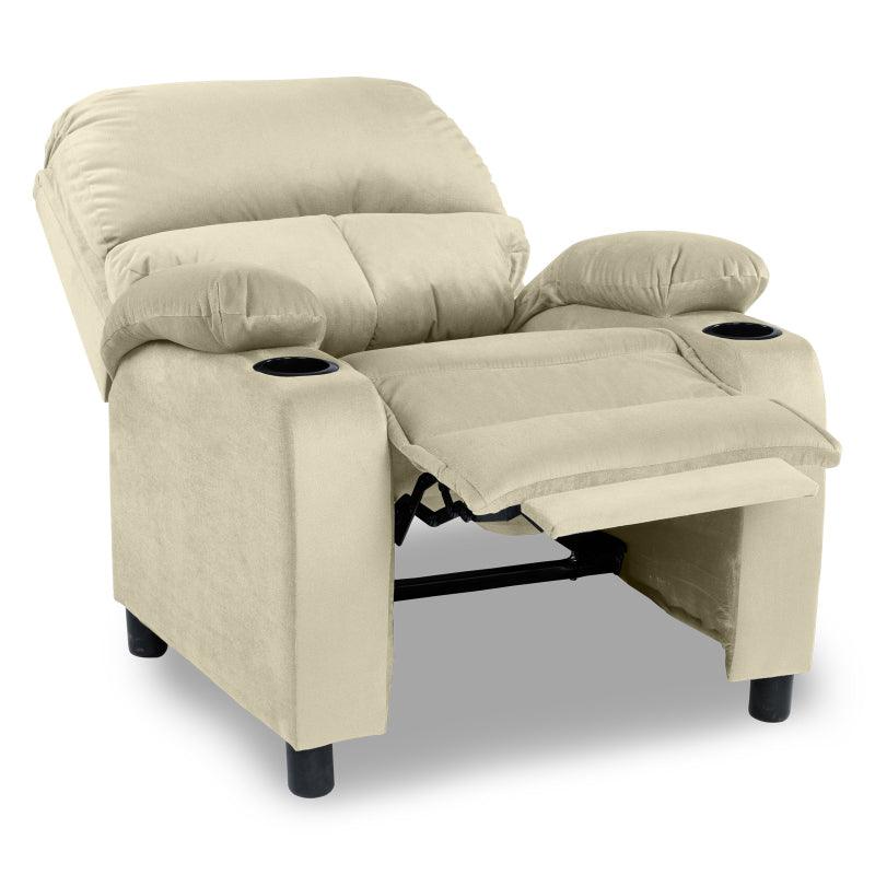 Velvet Classic Cinematic Recliner Chair with Cups Holder - NZ70 by In House - ALHOME