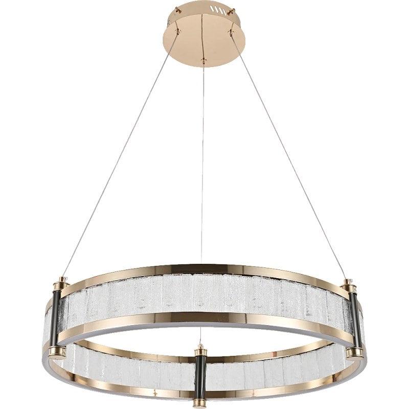 Modern Chandelier With 3 Lights - 42 Watts - Gold - By Alhome - ALHOME