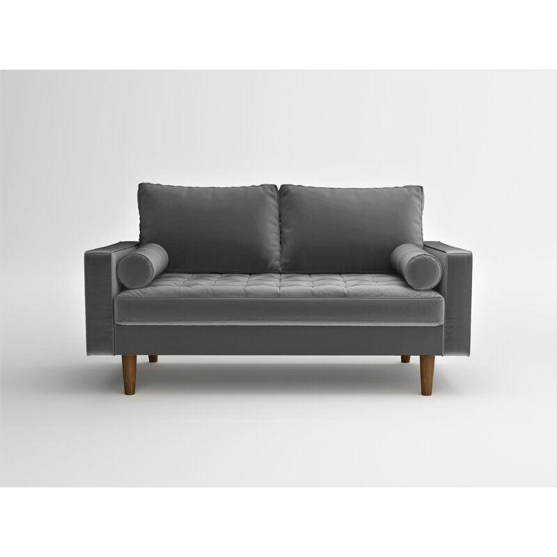 Modern Comfortable Velvet 2 Seater Sofa - 180x85x85 cm - By Alhome - ALHOME