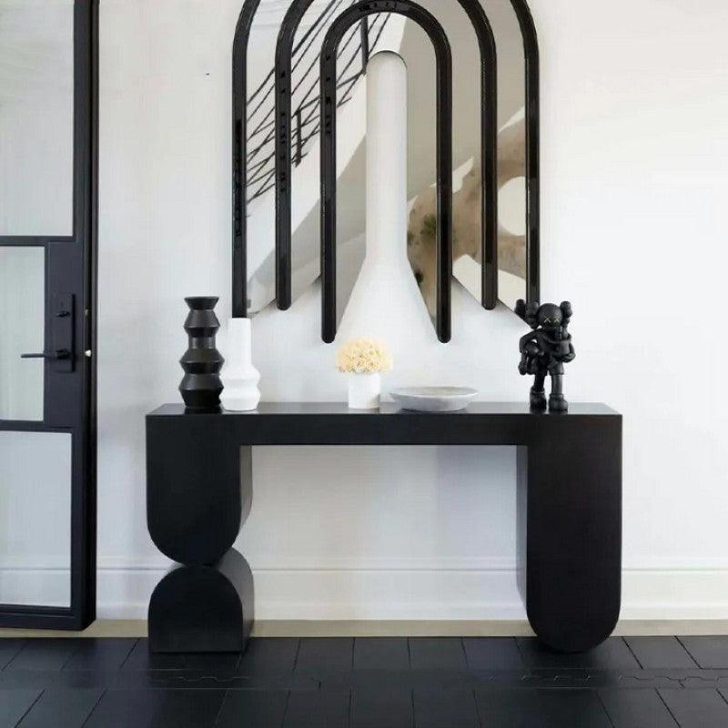 Contemporary Slim Wood Console By Alhome - ALHOME