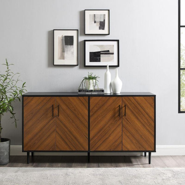 Brown MDF Buffet WithTimeless Style by Alhome - ALHOME