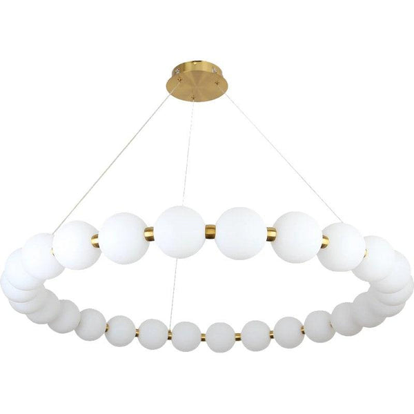 Modern Chandelier, 3 Lights - 42 Watts - Olive Oil - By Alhome - ALHOME