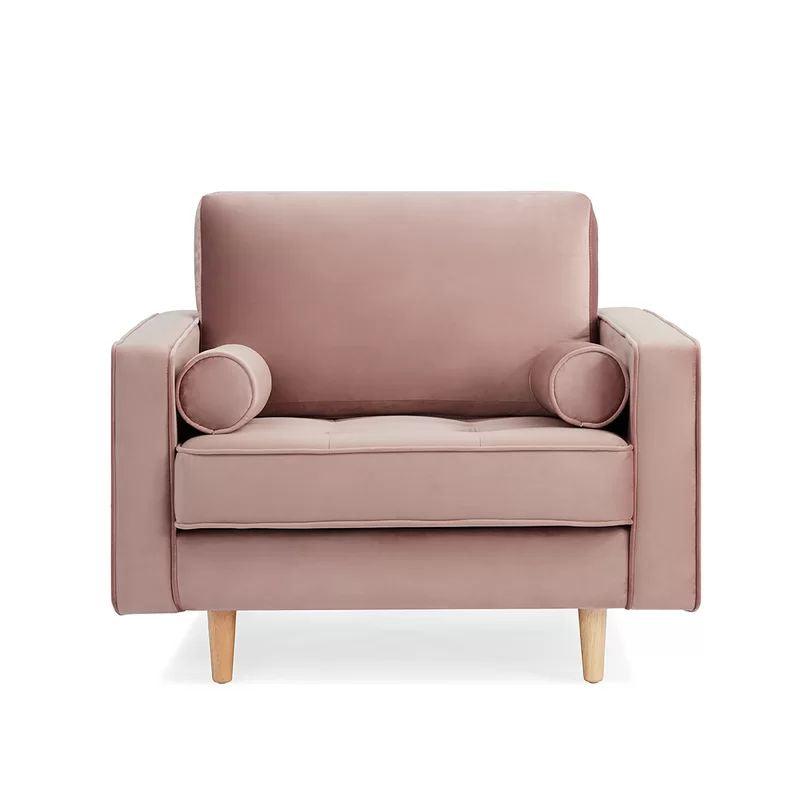 Pink Chanel Inspired Chair Swedish Wood By Alhome - ALHOME