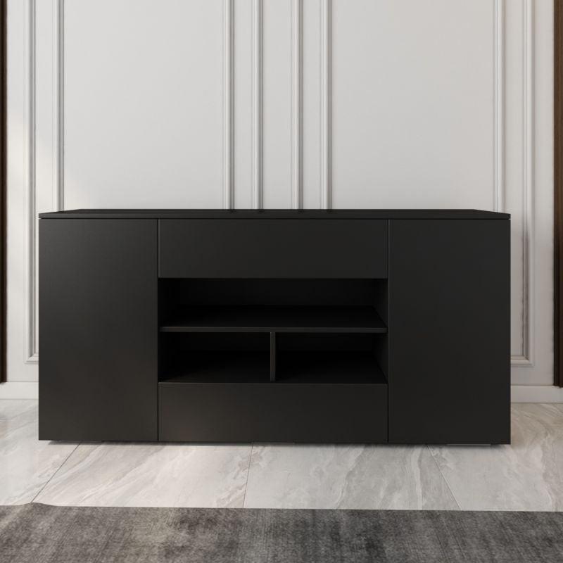 Black Console Storage Unit By Alhome - ALHOME