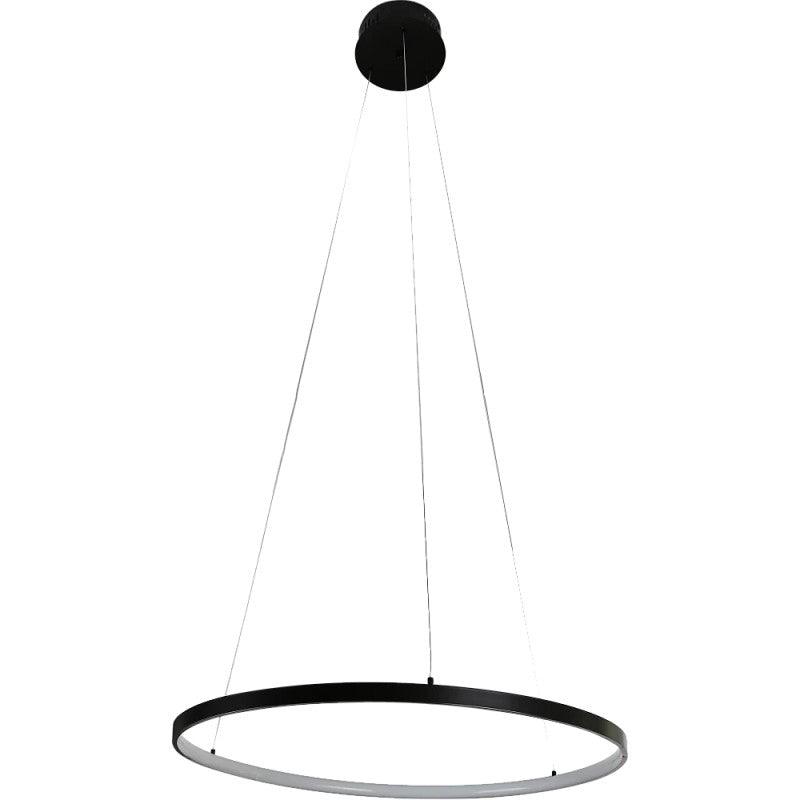 Modern Chandelier With Yellow Lighting - 15 Watts - Black By Alhome - ALHOME