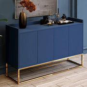 Rustic Wood and Iron Console Table By Alhome - ALHOME