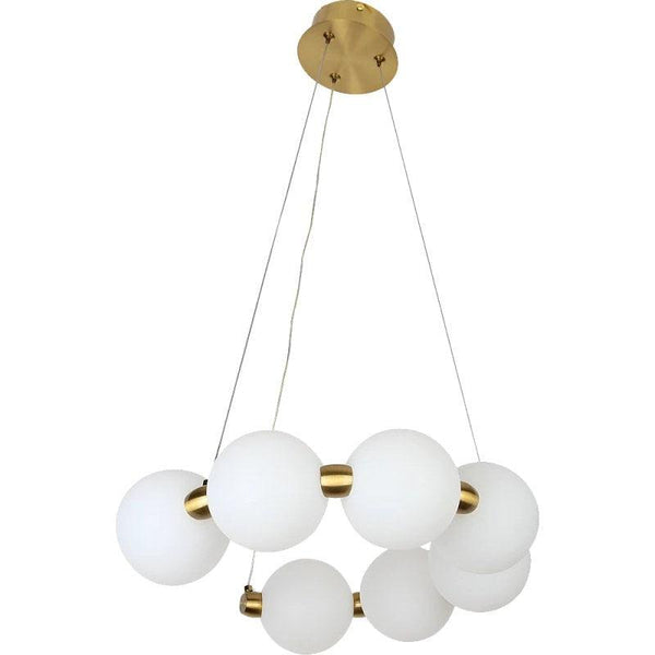 Modern Oil Chandelier, 3 Lights, 48 Watts, By Alhome - 40 cm - ALHOME