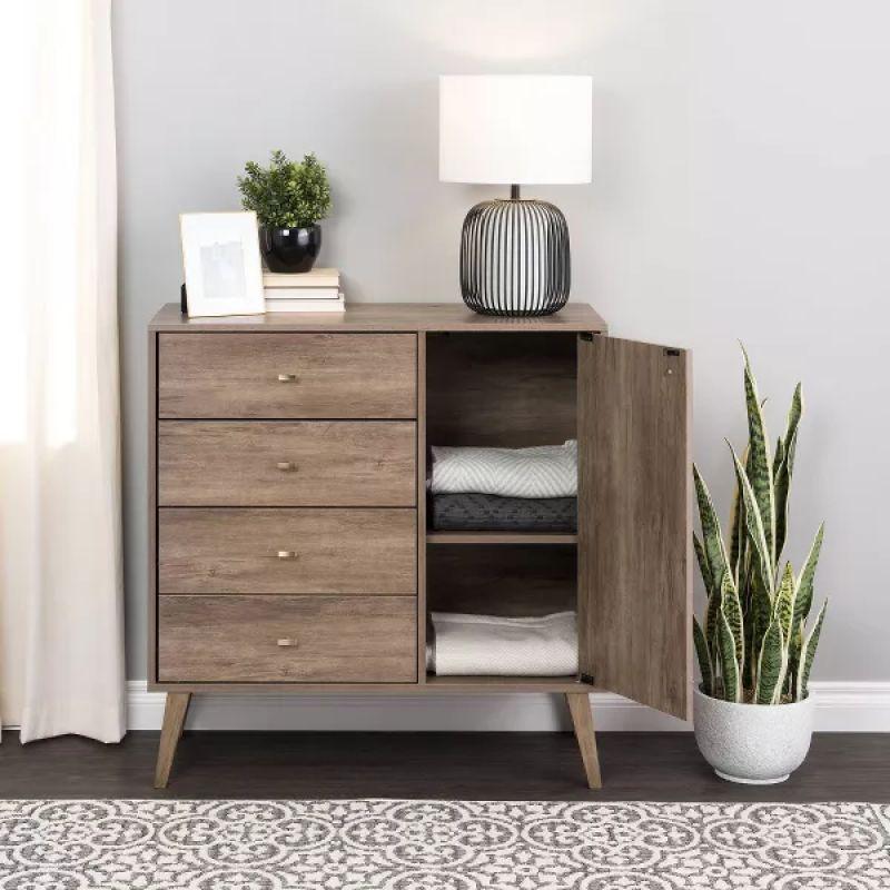 Classic Brown MDF Unit Drawers by Alhome - ALHOME