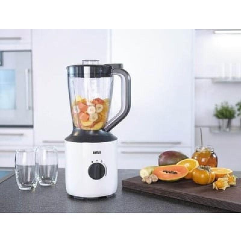 Braun PowerBlend 3 TriAction Blender with 2 Cups - 1.5 L - 800 W - BRJB3272SI - 