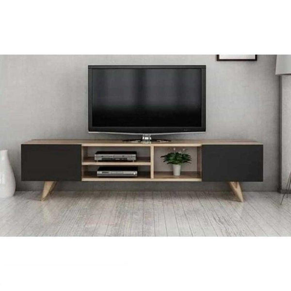 Brown Wall TV Table By Alhome - ALHOME