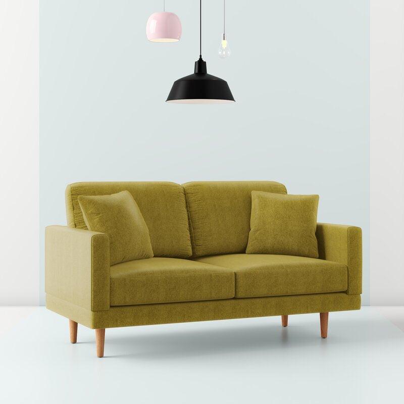 Modern Functional Linen 2 Seater Sofa - 180x85x85 cm - By Alhome - ALHOME