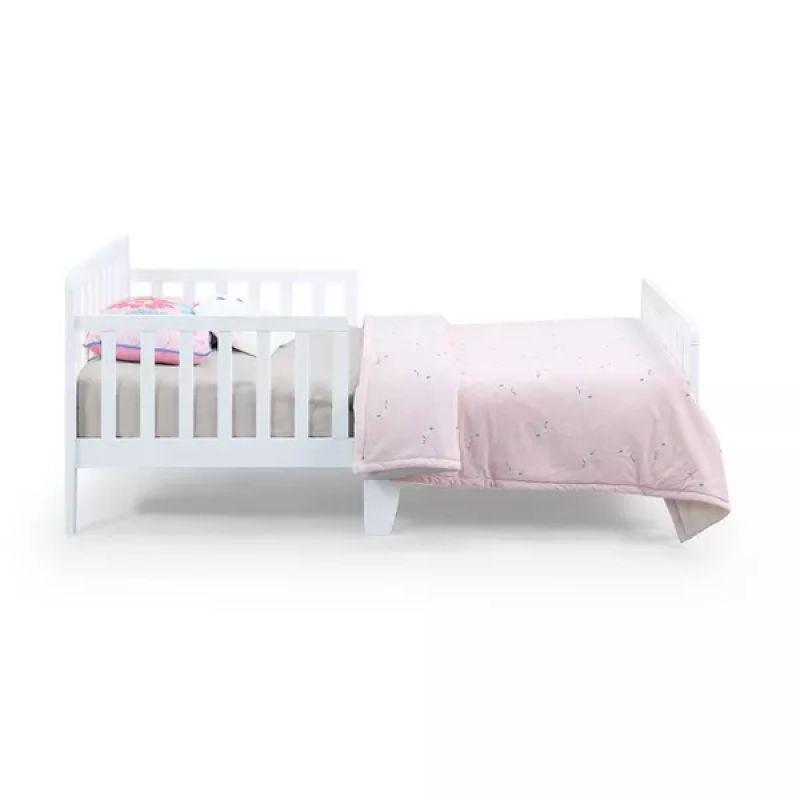 Kids' White MDF Bed: Timeless Simplicity, 120x200x140 cm by Alhome - 110112743 - ALHOME