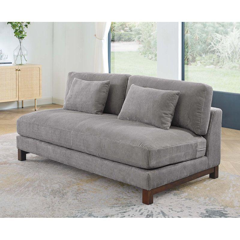 Modern Velvet 2 Seater Sofa - 200x85x85 cm - By Alhome - ALHOME