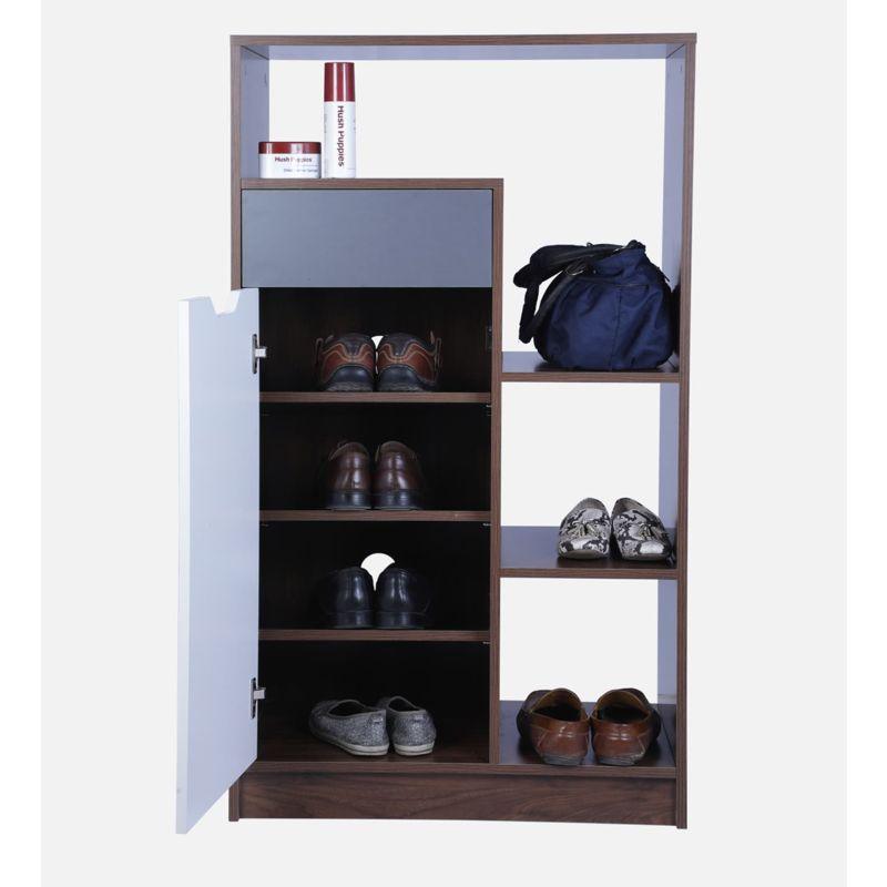 Stylish Vertical Shoe Rack in Compressed Wood By Alhome - ALHOME