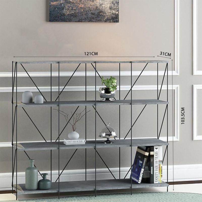 Multi-Use Shelving Unit From Malaysian Wood - 4 Layers - By Baity - ALHOME