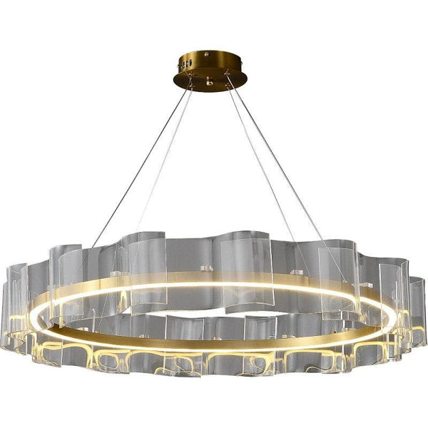 Modern Oil Chandelier, 3 Lights, 42 Watts, By Alhome - 80 cm - ALHOME