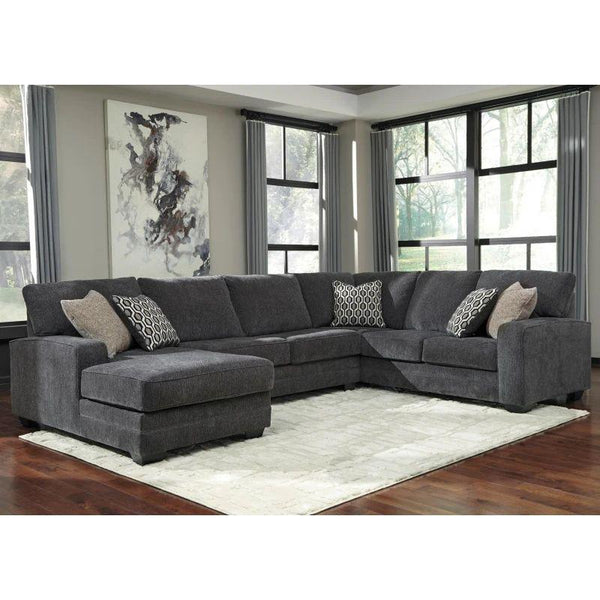 Modern Linen U-Shape Sofa - Grey - By Alhome - ALHOME