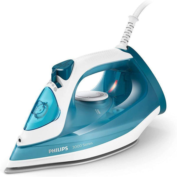 Philips 3000 Series Ceramic Steam Iron 2100W 300 ml - White & Blue - DST3011/26 - 