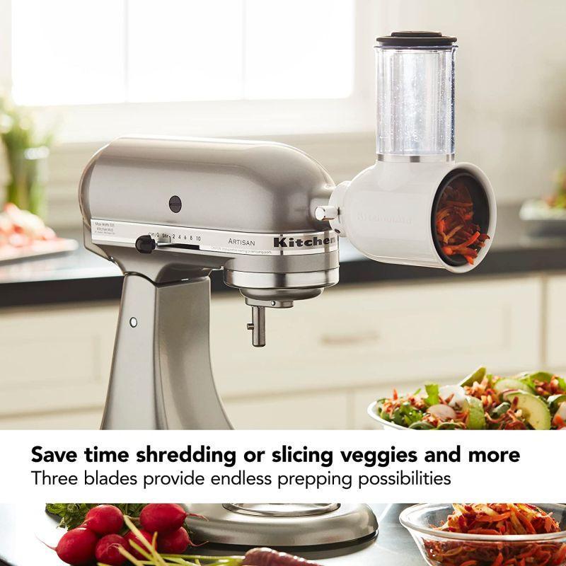 KitchenAid Fresh Prep Slicer and Shredder Attachment - White & Red - 