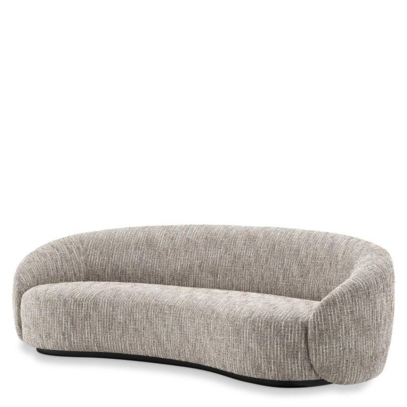 Contemporary Comfort: 3-Seater Linen Sofa in Stylish Gray By Alhome - ALHOME