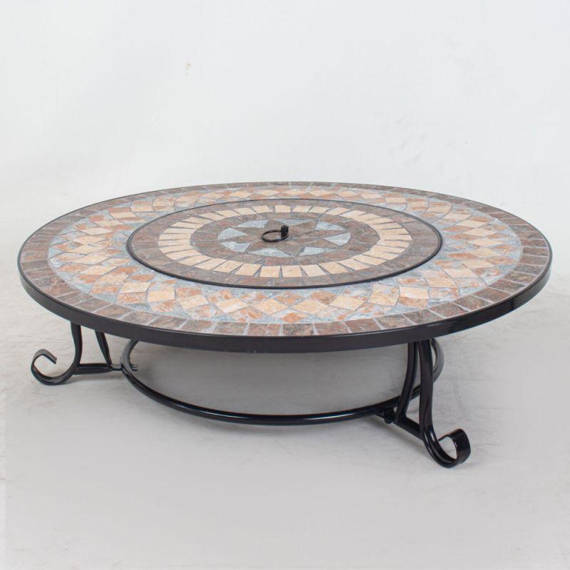 Iron Floor Stone Stove - Black Marble - By Alhome - ALHOME