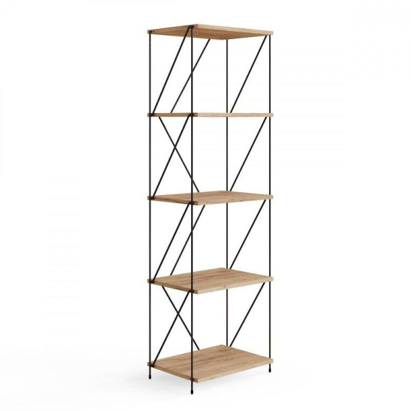 Multi-Use Malaysian Wood Shelving Unit - 5 Layers - By Baity - ALHOME