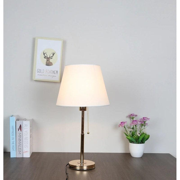 Table Lamp - Gold - By Alhome - T/B4829/Fgd - ALHOME