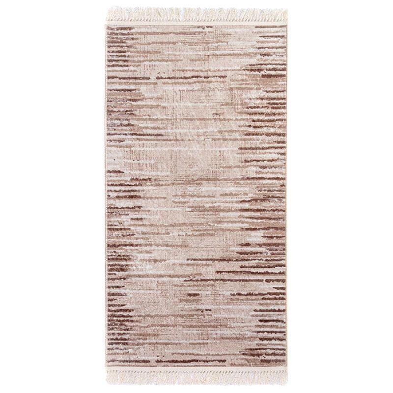 Velvet Turkish Rectangular Decorative Carpet - Beige - By In House - ALHOME