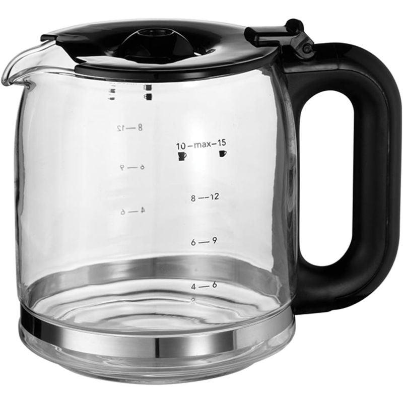 Russell Hobbs Buckingham Filter Coffee Machine - 1.25 Litre - Black/Silver - .com - Your Destination for Baby & Mother Needs in Saudi Arabia