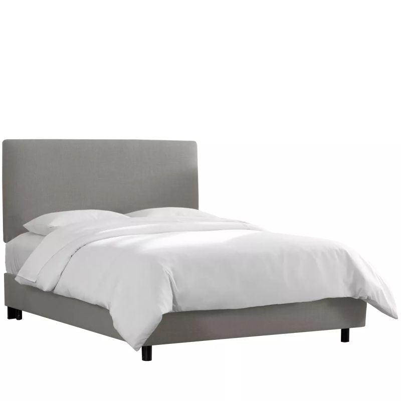 Elite Collection: Swedish Wood Queen Bed - Light Grey Majesty (180x200x140) by Alhome - ALHOME