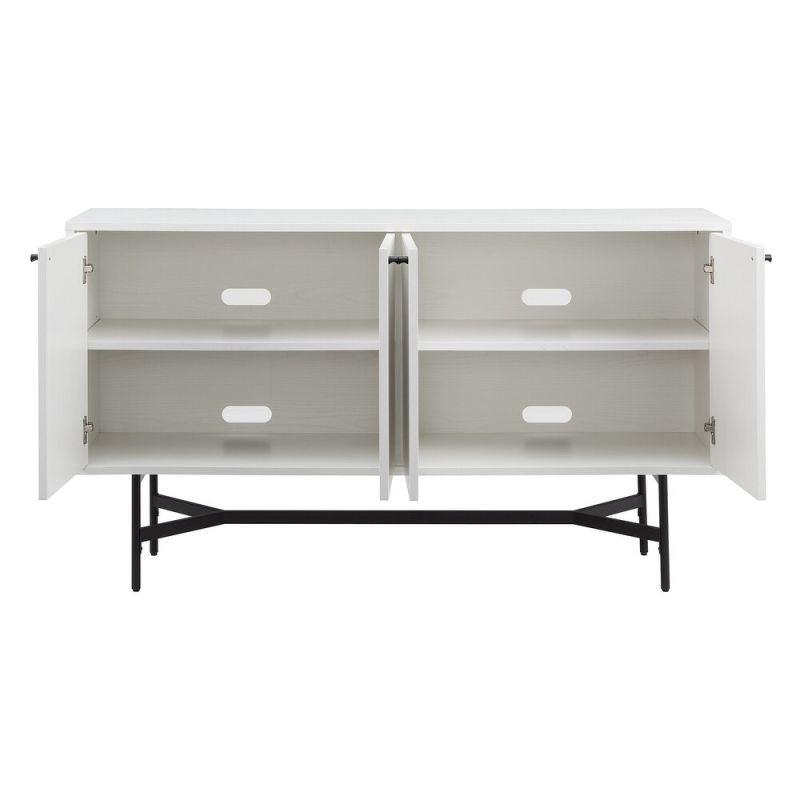 Contemporary White MDF Buffet by Alhome - ALHOME