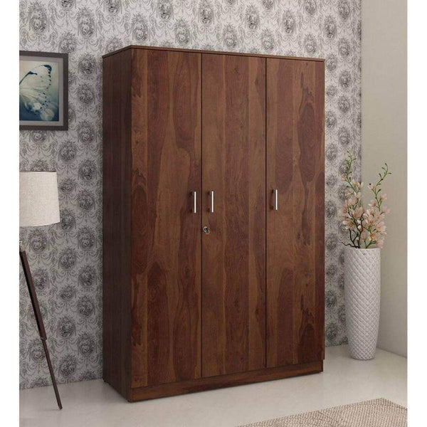 Brown Wardrobe With Timeless Elegance And Spacious Storage by Alhome - ALHOME