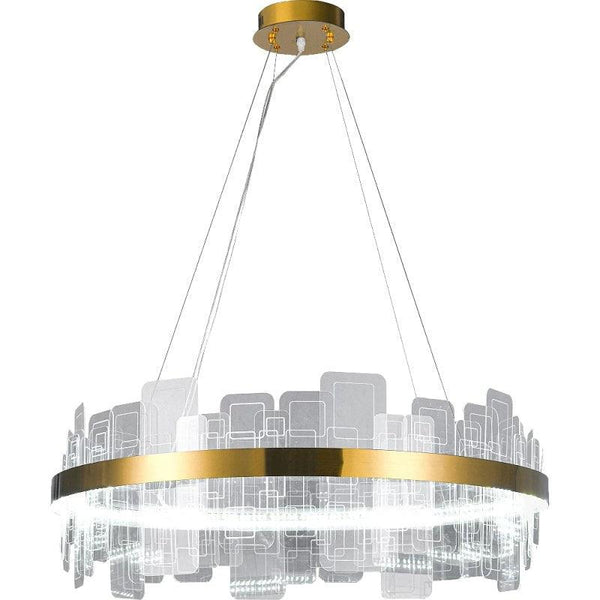 Modern Oil Chandelier With 3 Lights - Diameter 80 cm - By Alhome - ALHOME