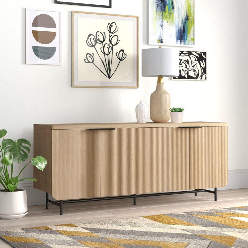 Modern Wood Buffet - Sleek and Functional By Alhome - ALHOME