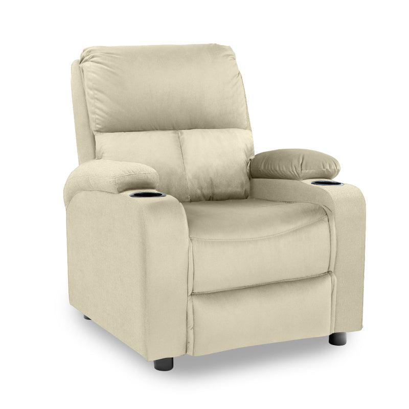 Velvet Classic Cinematic Recliner Chair with Cups Holder - NZ70 by In House - ALHOME