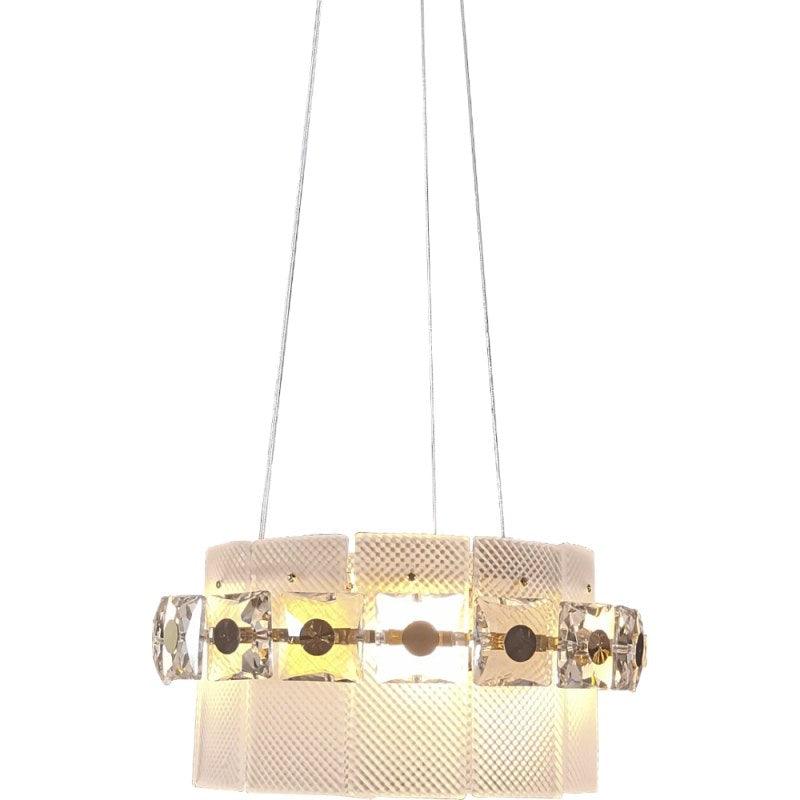 Modern Gold Chandelier - 4 Lights - 40 cm - Lamp Base Size E14 By Alhome - ALHOME