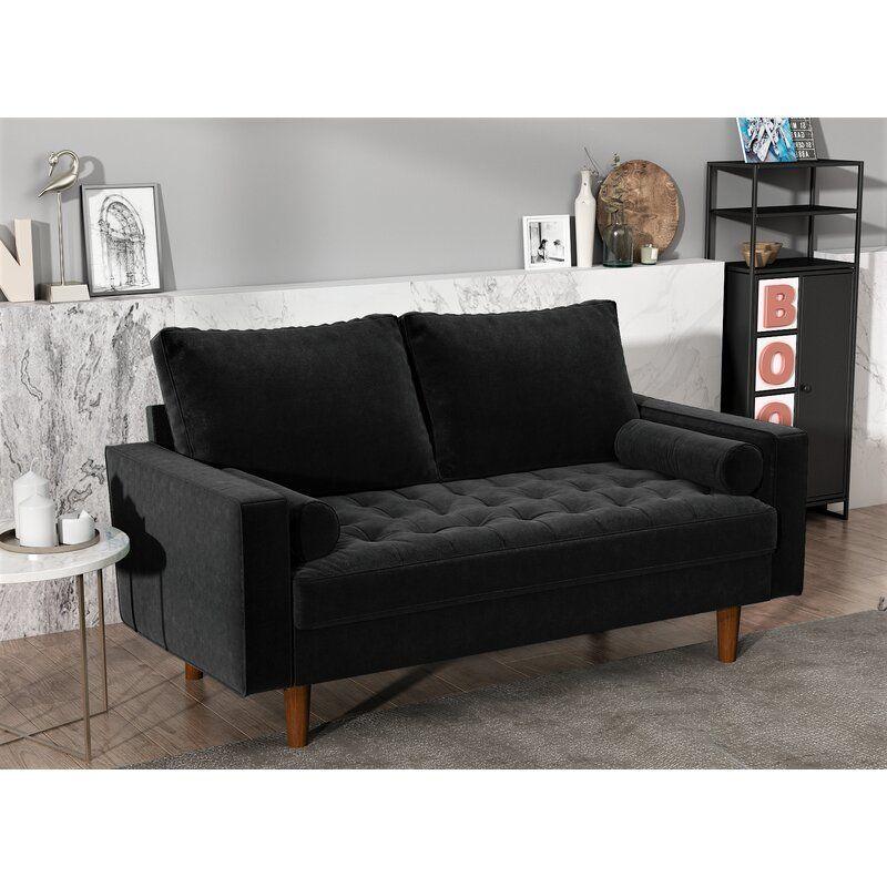 Modern Comfortable Velvet 2 Seater Sofa - 180x85x85 cm - By Alhome - ALHOME