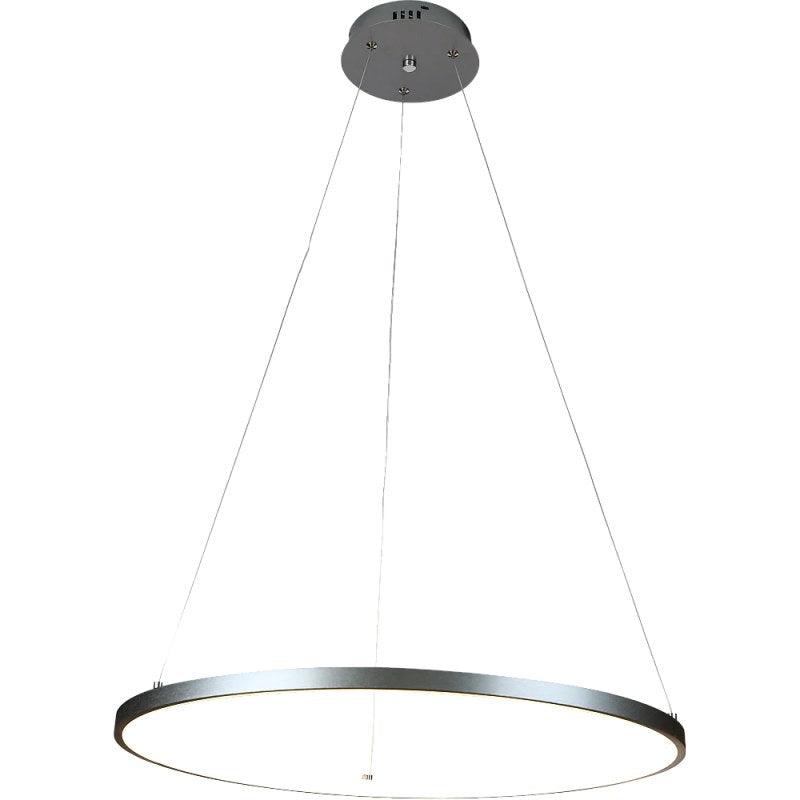 Modern Chandelier Yellow Lighting Color - 20 Watts - Silver By Alhome - ALHOME