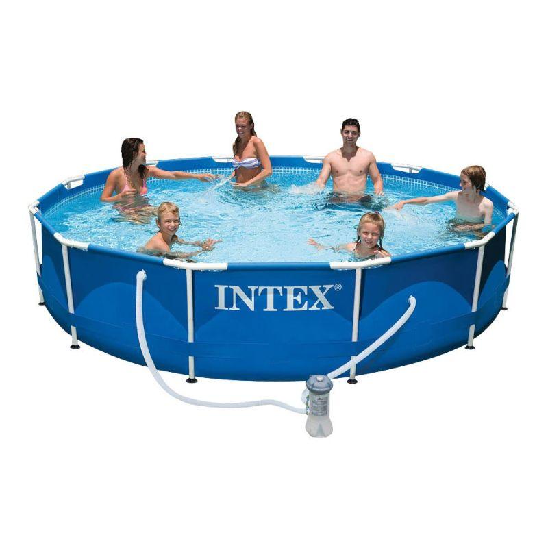 Intex Metal Frame Pool with filter pump - .com - Your Destination for Baby & Mother Needs in Saudi Arabia