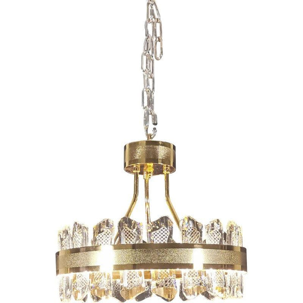 Modern Gold Chandelier - 3 Lights - 30 W - 40 cm By Alhome - ALHOME