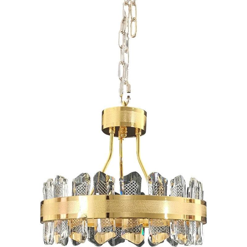 Modern Gold Chandelier - 3 Lights - 30 W - 40 cm By Alhome - ALHOME