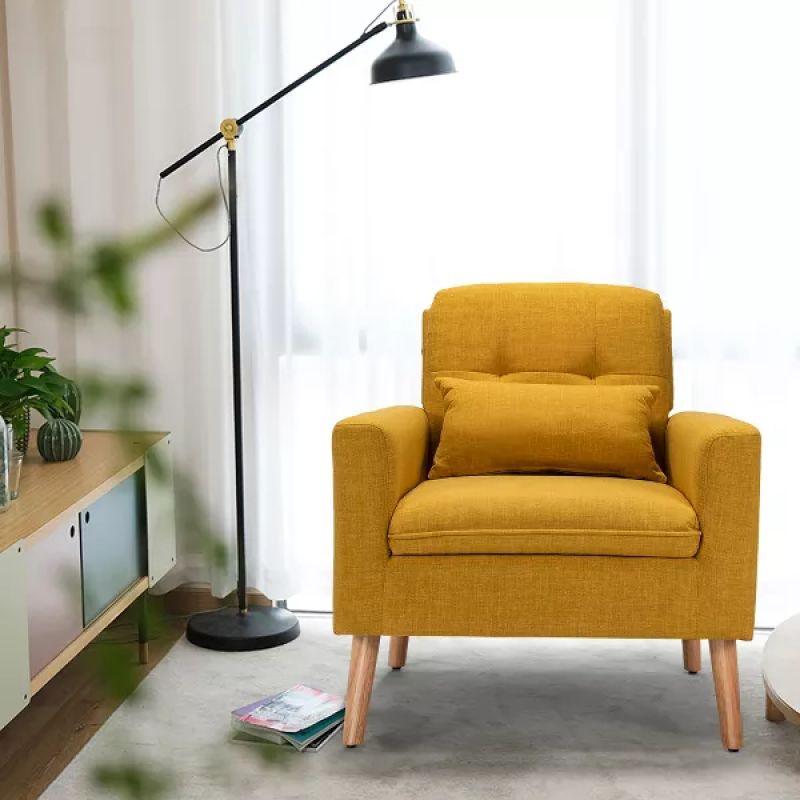 Unique Linen Chair - 80x85x85 cm - By Alhome - ALHOME