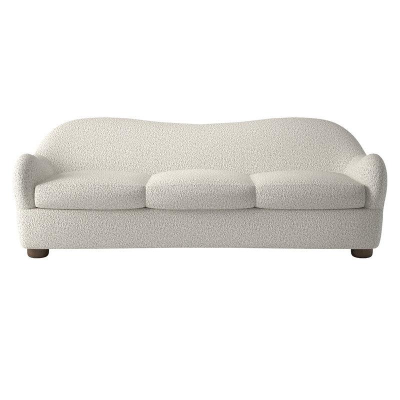 Beige Linen 3-Seater Sofa for Timeless Elegance By Alhome - ALHOME