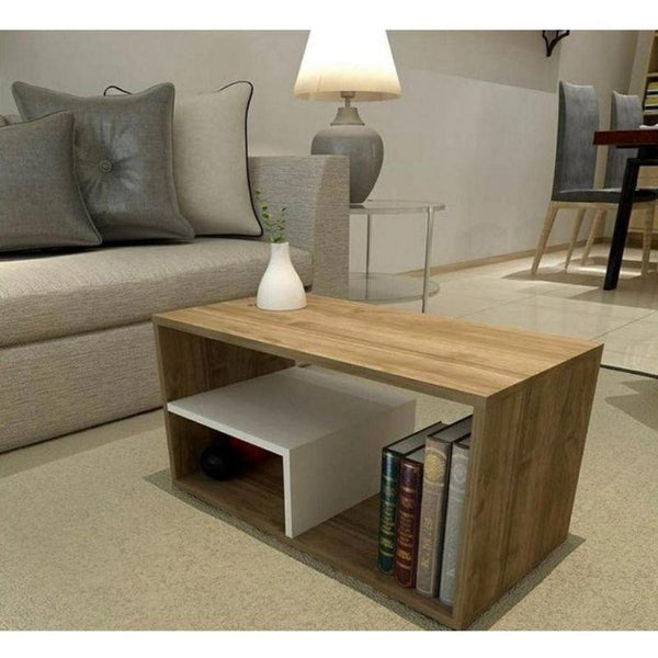 Elegant Beige Center Table by Alhome - ALHOME