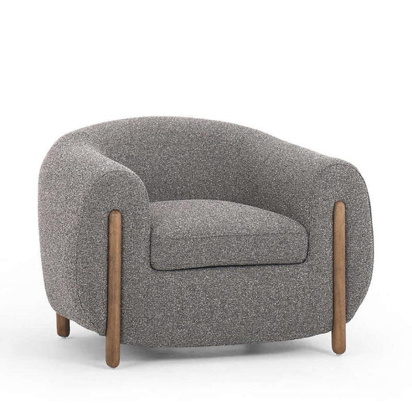 Gray Linen Chair By Alhome - 110111479 - ALHOME