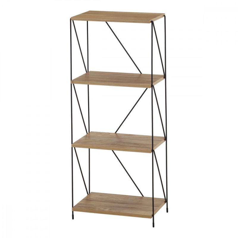 Multi-Use Shelving Unit From Malaysian Wood - 4 Layers - By Baity - ALHOME