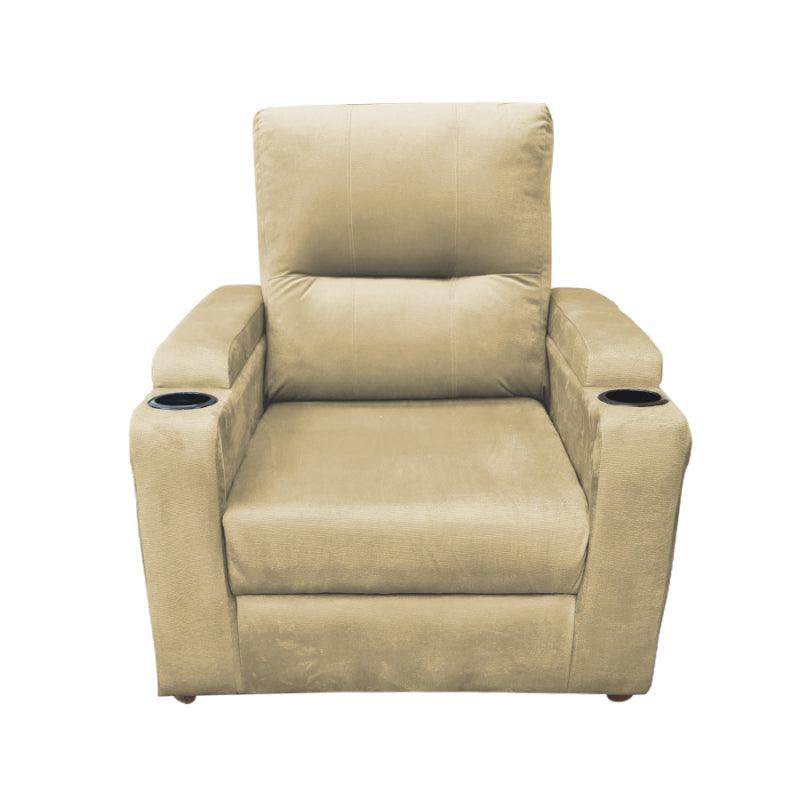 Velvet Classic Cinematic Recliner Chair with Cups Holder - E1 by In House - ALHOME