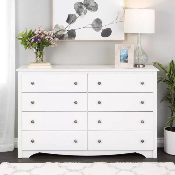 Modern White MDF Unit Drawers by Alhome - ALHOME